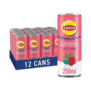 LIPTON KOMBUCHA STRAWBERRY 12 X 250ML - Image 1