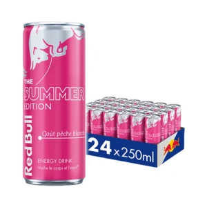 RED BULL PÊCHE BLANCHE 24 X 250ML - Image 1