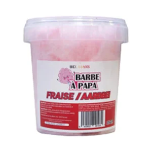SEAU BARBE À PAPA FRAISE 50G VICKYZZZ X 24 - Image 1